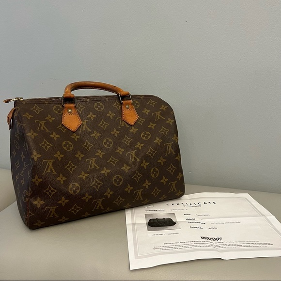 Louis Vuitton Monogram Canvas Speedy 30
(Authentic Pre-Owned) Women's VI0930 - Picture 2 of 16